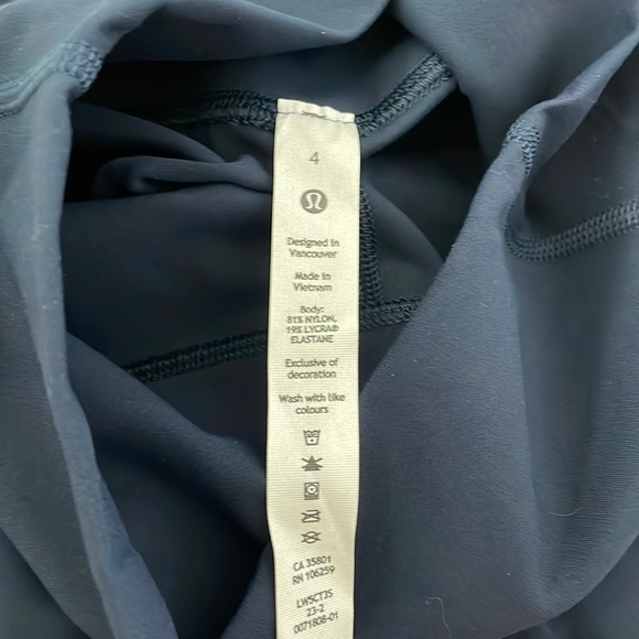 NWT Lululemon Align High-Rise Pant 25" True Navy Size 4 - Picture 6 of 13